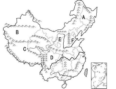 中國地理填圖|中國地形填空